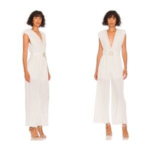 Sabina Musayev | NWT Saffron Jumpsuit in White Size S